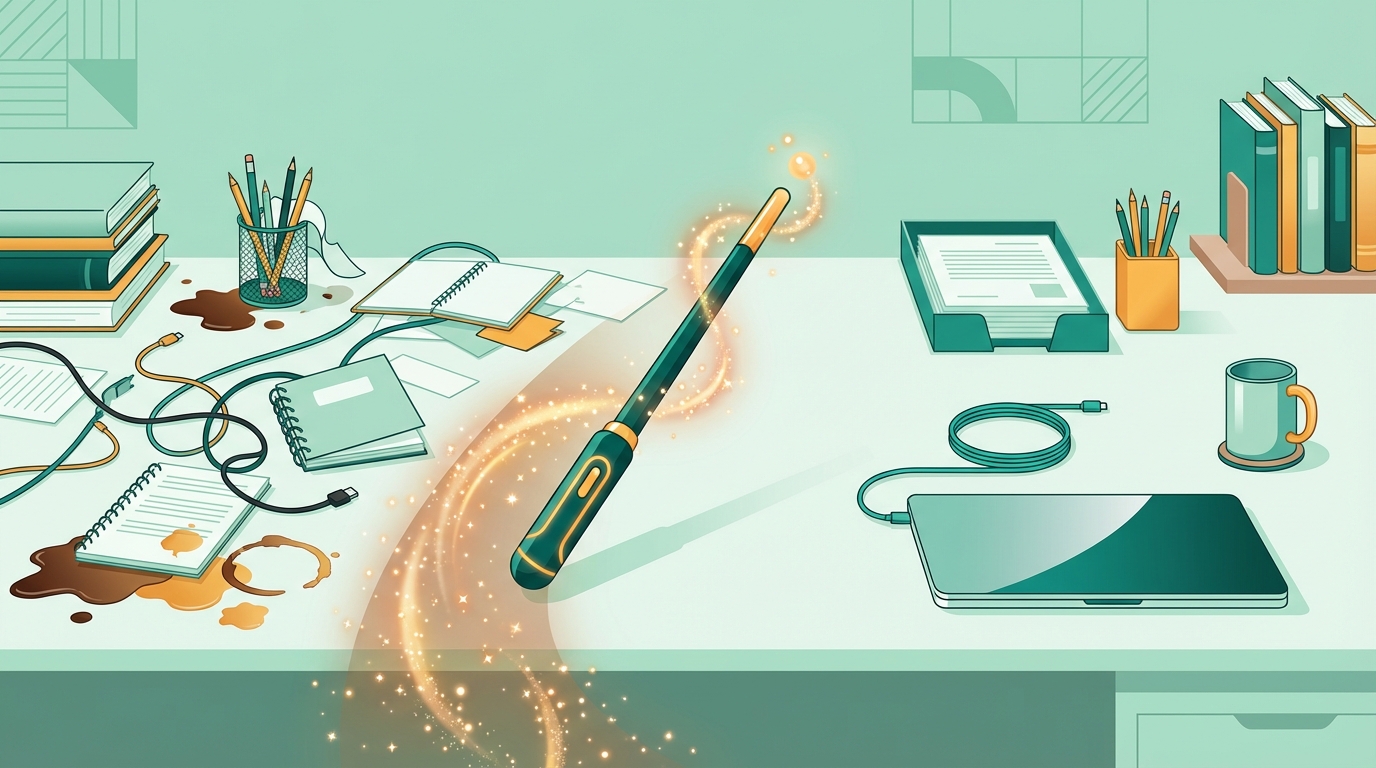 AI photo cleanup removing a power wire and trash can from an otherwise perfect outdoor scene